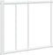 vidaXL - Bedframe - met - hoofd- - en - voeteneinde - metaal - wit - 160x200 - cm