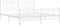 vidaXL - Bedframe - met - hoofd- - en - voeteneinde - metaal - wit - 183x213 - cm