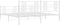 vidaXL - Bedframe - met - hoofd- - en - voeteneinde - metaal - wit - 183x213 - cm