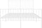 vidaXL - Bedframe - met - hoofd- - en - voeteneinde - metaal - wit - 120x200 - cm