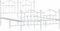 vidaXL - Bedframe - met - hoofd- - en - voeteneinde - metaal - wit - 140x200 - cm