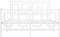 vidaXL - Bedframe - met - hoofd- - en - voeteneinde - metaal - wit - 120x200 - cm