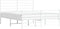 vidaXL - Bedframe - met - hoofd- - en - voeteneinde - metaal - wit - 150x200 - cm
