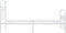 vidaXL - Bedframe - met - hoofd- - en - voeteneinde - metaal - wit - 90x190 - cm