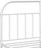 vidaXL - Bedframe - met - hoofd- - en - voeteneinde - metaal - wit - 160x200 - cm