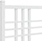 vidaXL - Bedframe - met - hoofd- - en - voeteneinde - metaal - wit - 200x200 - cm