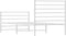 vidaXL - Bedframe - met - hoofd- - en - voeteneinde - metaal - wit - 90x190 - cm