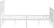 vidaXL - Bedframe - met - hoofd- - en - voeteneinde - metaal - wit - 120x200 - cm