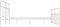 vidaXL - Bedframe - met - hoofd- - en - voeteneinde - metaal - wit - 193x203 - cm
