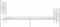 vidaXL - Bedframe - met - hoofd- - en - voeteneinde - metaal - wit - 120x200 - cm