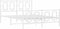 vidaXL - Bedframe - met - hoofd- - en - voeteneinde - metaal - wit - 140x190 - cm