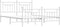 vidaXL - Bedframe - met - hoofd- - en - voeteneinde - metaal - wit - 180x200 - cm
