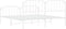 vidaXL - Bedframe - met - hoofd- - en - voeteneinde metaal - wit - 160x200 - cm