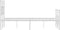 vidaXL - Bedframe - met - hoofd- - en - voeteneinde - metaal - wit - 120x200 - cm