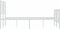 vidaXL - Bedframe - met - hoofd- - en - voeteneinde - metaal - wit - 160x200 - cm