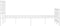 vidaXL - Bedframe - met - hoofd- - en - voeteneinde - metaal - wit - 160x200 - cm
