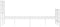 vidaXL - Bedframe - met - hoofd- - en - voeteneinde - metaal - wit - 140x200 - cm