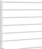 vidaXL - Bedframe - met - hoofd- - en - voeteneinde - metaal - wit - 135x190 - cm
