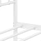 vidaXL - Bedframe - met - hoofd- - en - voeteneinde - metaal - wit - 80x200 - cm
