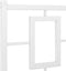 vidaXL - Bedframe - met - hoofd- - en - voeteneinde - metaal - wit - 120 - x - 190 - cm
