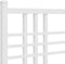 vidaXL - Bedframe - met - hoofd- - en - voeteneinde - metaal - wit - 107x203 - cm