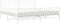 vidaXL - Bedframe - met - hoofd- - en - voeteneinde metaal - wit - 193x203 - cm