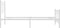 vidaXL - Bedframe - met - hoofd- - en - voeteneinde - metaal - wit - 100x190 - cm