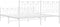vidaXL - Bedframe - met - hoofd- - en - voeteneinde - metaal - wit - 180x200 - cm