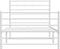 vidaXL - Bedframe - met - hoofd- - en - voeteneinde - metaal - wit - 90x200 - cm