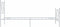 vidaXL - Bedframe - met - hoofd- - en - voeteneinde - metaal - wit - 75x190 - cm