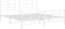 vidaXL - Bedframe - met - hoofd- - en - voeteneinde - metaal - wit - 183x213 - cm