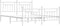 vidaXL - Bedframe - met - hoofd- - en - voeteneinde - metaal - wit - 160x200 - cm