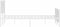vidaXL - Bedframe - met - hoofd- - en - voeteneinde - metaal - wit - 140x200 - cm