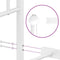 vidaXL - Bedframe - met - hoofd- - en - voeteneinde metaal - wit - 120x190 - cm