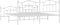 vidaXL - Bedframe - met - hoofd- - en - voeteneinde - metaal - wit - 193x203 - cm