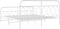 vidaXL - Bedframe - met - hoofd- - en - voeteneinde - metaal - wit - 160x200 - cm
