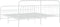 vidaXL - Bedframe - met - hoofd- - en - voeteneinde - metaal - wit - 200x200 - cm