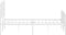 vidaXL - Bedframe - met - hoofd- - en - voeteneinde metaal - wit - 120x200 - cm