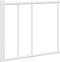 vidaXL - Bedframe - met - hoofd- - en - voeteneinde - metaal - wit - 140x200 - cm
