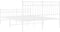 vidaXL - Bedframe - met - hoofd- - en - voeteneinde - metaal - wit - 140x200 - cm