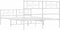 vidaXL - Bedframe - met - hoofd- - en - voeteneinde - metaal - wit - 140x200 - cm