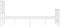 vidaXL - Bedframe - met - hoofd- - en - voeteneinde - metaal - wit - 135x190 - cm