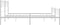 vidaXL - Bedframe - met - hoofd- - en - voeteneinde - metaal - wit - 193x203 - cm