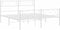 vidaXL - Bedframe - met - hoofd- - en - voeteneinde - metaal - wit - 120x200 - cm