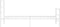 vidaXL - Bedframe - met - hoofd- - en - voeteneinde metaal - wit - 100x200 - cm