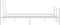 vidaXL - Bedframe - met - hoofd- - en - voeteneinde - metaal - wit - 193x203 - cm