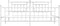 vidaXL - Bedframe - met - hoofd- - en - voeteneinde - metaal - wit - 193x203 - cm