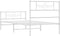 vidaXL - Bedframe - met - hoofd- - en - voeteneinde - metaal - wit - 90x190 - cm