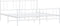 vidaXL - Bedframe - met - hoofd- - en - voeteneinde - metaal - wit - 180x200 - cm