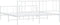 vidaXL - Bedframe - met - hoofd- - en - voeteneinde - metaal - wit - 200x200 - cm